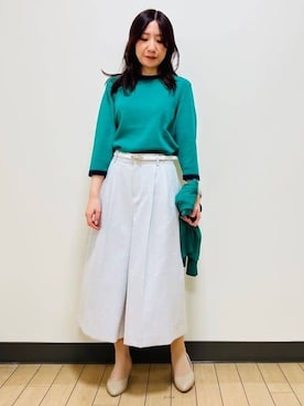 「Reflect（リフレクト）のアイテム」を使った、miiirefさん（レディース・153cm）の春コーディネート