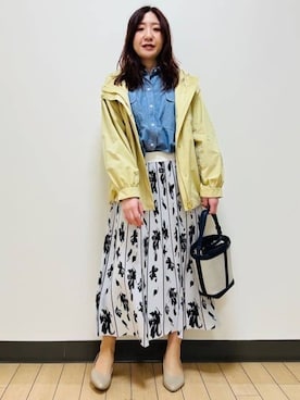 「Reflect（リフレクト）のアイテム（ジャケット/アウター）」を使った、miiirefさん（レディース・153cm）の春コーディネート