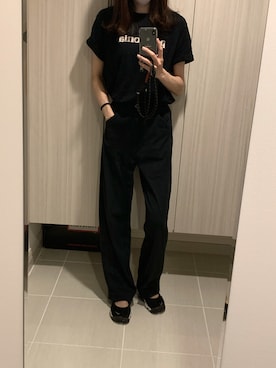 「patagonia（パタゴニア）のアイテム（Tシャツ/カットソー）」を使った、mi.＊さん（レディース・174cm）の夏コーディネート