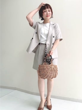 「Petitjo（プッチージョ）のアイテム」を使った、meg✩.*˚151cmさん（レディース・151cm）の夏コーディネート