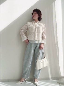 「Petitjo（プッチージョ）のアイテム」を使った、meg✩.*˚151cmさん（レディース・151cm）の春コーディネート