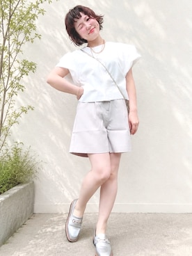 「Petitjo（プッチージョ）のアイテム」を使った、meg✩.*˚151cmさん（レディース・151cm）の夏コーディネート