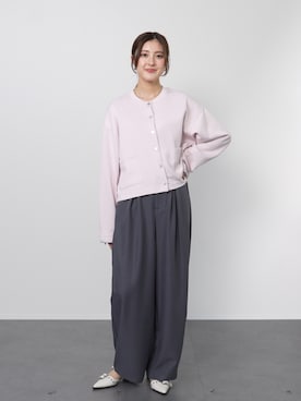 「MONO-MART（モノマート）のアイテム」を使った、もも🍑さん（レディース・166cm）の春コーディネート