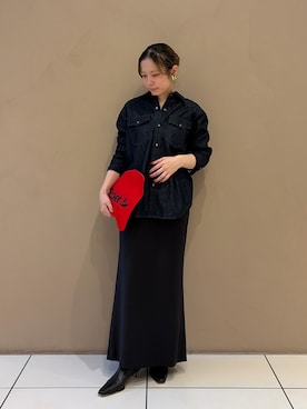 「Drawing Numbers（ドローイング ナンバーズ）のアイテム」を使った、yumekaさん（レディース・158cm）の秋コーディネート