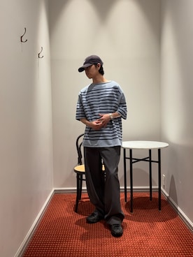 「ORCIVAL（オーシバル）のアイテム」を使った、syouさん（メンズ・170cm）の春コーディネート