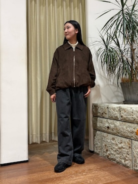 「MoonStar（ムーンスター）のアイテム」を使った、優 月さん（レディース・156cm）の秋コーディネート