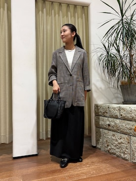 「URBAN RESEARCH DOORS(アーバンリサーチドアーズ)のアイテム(スカート)」を使った、優 月さん(レディース・156cm)の秋コーディネート
