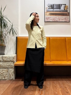 「FORK&SPOON（フォークアンドスプーン）のアイテム」を使った、優 月さん（レディース・156cm）の春コーディネート