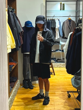 「EKAL（エカル）のアイテム」を使った、尾堂さん（メンズ・173cm）の春コーディネート