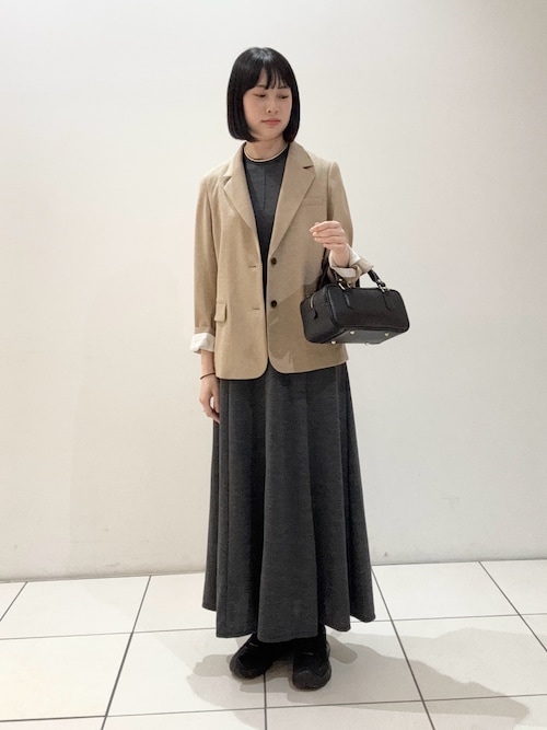 new basic WASHABLE WOOL FLARE ONE-PIECE（ワンピース）｜URBAN