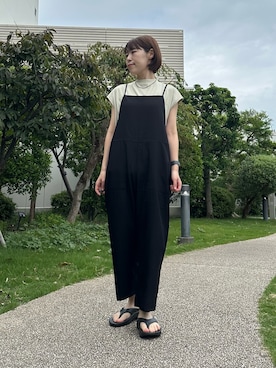 「EKAL（エカル）のアイテム」を使った、まついさん（レディース・162cm）の夏コーディネート