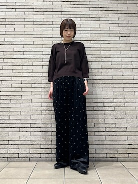 「URBAN RESEARCH DOORS(アーバンリサーチドアーズ)のアイテム(ネックレス)」を使った、まついさん(レディース・162cm)の秋コーディネート