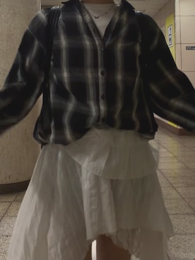 「HARE（ハレ）のアイテム（バッグ）」を使った、椿さん（レディース・166cm）の夏コーディネート