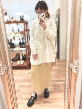 「Settimissimo（セッティミッシモ）のアイテム」を使った、しーさん（レディース・156cm）の冬コーディネート