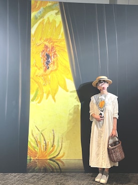 「nest Robe（ネストローブ）のアイテム」を使った、cocoさん（レディース・155cm）の冬コーディネート