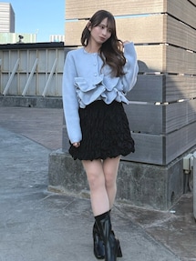 ヘムフリルニットジャケット｜ダズリン（dazzlin）公式通販｜RUNWAY