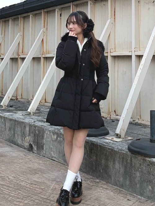 レースアップローファー