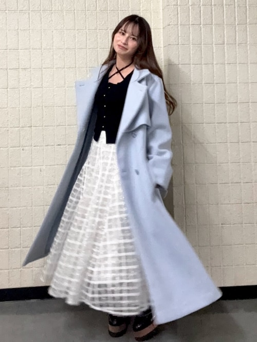 レースアップローファー