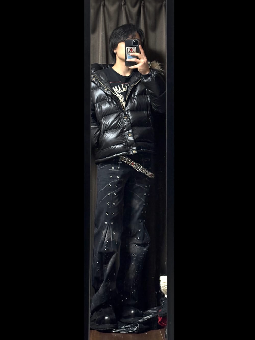 GRANCY】Crazy Design Skinny Flare Denim Pants / クレイジーデザイン