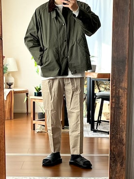 「アイテム（ブルゾン）」を使った、intuition36さん（メンズ・173cm・30代）の冬コーディネート