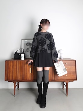 「アイテム（シューズアクセサリー）」を使った、na.さん（レディース・166cm）の冬コーディネート