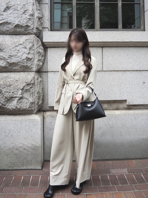 セール】【セットアップ着用可能】ベルテッドテーラードジャケット