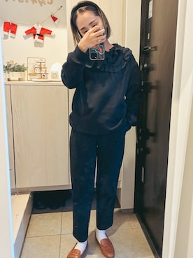 「coca（coca）（コカ）のアイテム（パンツ）」を使った、chizuru.さん（レディース・158cm）の春コーディネート