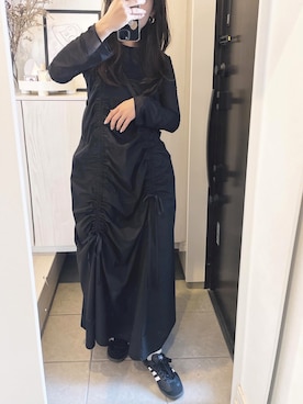 「TRIANGLE PALETTE（トライアングルパレット）のアイテム（ワンピース/ドレス）」を使った、chizuru.さん（レディース・158cm）の春コーディネート