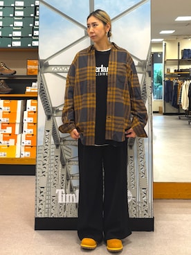 「アウトドアミックス」｜makoさん（レディース・153cm）の秋コーディネート