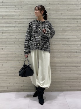 「DouDou（ドゥドゥ）のアイテム（パンツ）」を使った、doudoukanaさん（レディース・158cm）の秋コーディネート