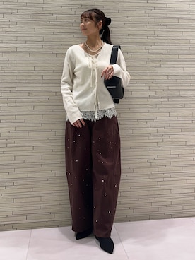 「DouDou（ドゥドゥ）のアイテム」を使った、doudoukanaさん（レディース・158cm）の秋コーディネート