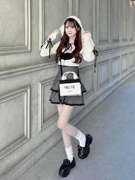 「BUBBLES（バブルス）のアイテム」を使った、あきさん（レディース・165cm）の夏コーディネート