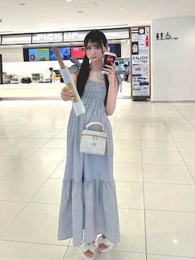 「RANDA（ランダ）のアイテム」を使った、あきさん（レディース・165cm）の夏コーディネート