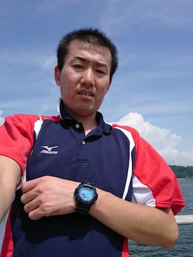 「MIZUNO（ミズノ　）のアイテム」を使った、A'さん（メンズ・179cm）の夏コーディネート