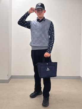 西岡琉偉さん(メンズ・175cm)の秋コーディネート
