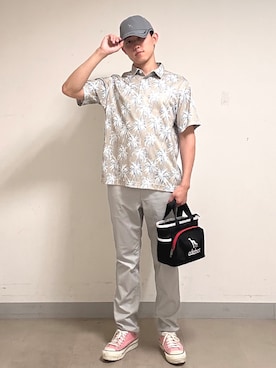 西岡琉偉さん（メンズ・175cm）の夏コーディネート