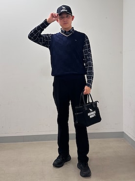 西岡琉偉さん(メンズ・175cm)の秋コーディネート