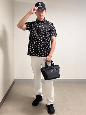 「adabat（アダバット）のアイテム」を使った、西岡琉偉さん（メンズ・175cm）の夏コーディネート