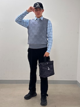 西岡琉偉さん(メンズ・175cm)の秋コーディネート