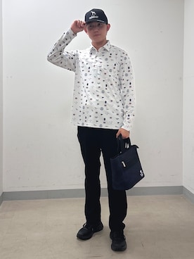 西岡琉偉さん(メンズ・175cm)の秋コーディネート