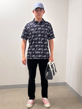 西岡琉偉さん(メンズ・175cm)の夏コーディネート