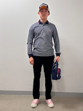 西岡琉偉さん（メンズ・175cm）の夏コーディネート