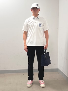 西岡琉偉さん(メンズ・175cm)の夏コーディネート