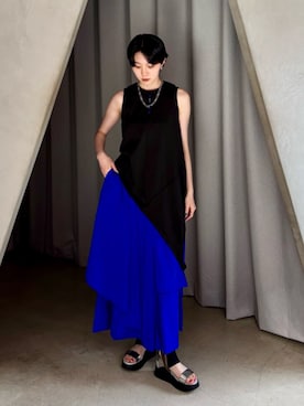 「UNITED NUDE（ユナイテッドヌード）の【UNITED NUDE】Delta 3D Sandal LTD.（Sandals、その他）」を使った、YUUKIさん（レディース・161cm）の夏コーディネート