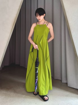 UN3D.（アンスリード）の「UN3D. エコレザーミックスワンピース