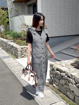 「IENA（イエナ）のアイテム」を使った、0shizuka0さん（レディース・160cm）の春コーディネート