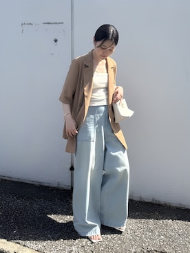 RUNAさん(レディース・157cm)の夏コーディネート