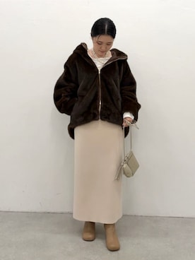 RUNAさん（レディース・157cm）の秋コーディネート