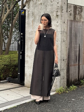 RUNAさん（レディース・157cm）の夏コーディネート