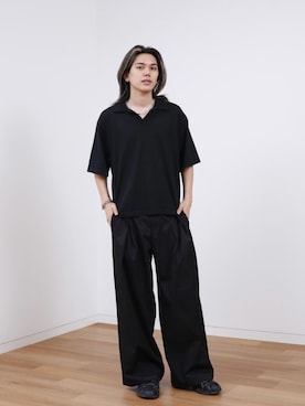「FreeZone（フリーゾーン）のアイテム」を使った、Tatsukiさん（メンズ・175cm）の夏コーディネート